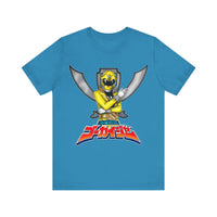 Gokaiger Yellow Roll Call  Super Sentai T Shirt Custom Graphic Art Cosplay Shirts Power Rangers Retro Vintage 90s Tee