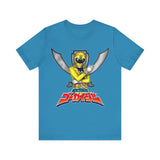 Gokaiger Yellow Roll Call  Super Sentai T Shirt Custom Graphic Art Cosplay Shirts Power Rangers Retro Vintage 90s Tee