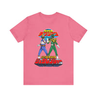 Legendary Izumi Green Ranger Changeman Blue Super Sentai T Shirt Custom Graphic Art Cosplay Shirts Power Rangers Retro Vintage Tee
