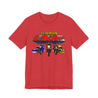 Zyuranger Bikes Super Sentai T Shirt Custom Graphic Art Cosplay Shirts Power Rangers Retro Vintage 90s Tee