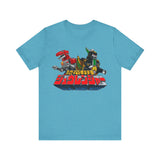 Zyurangers Red Green Mechas Super Sentai T Shirt Custom Graphic Art Cosplay Shirts Power Rangers Retro Vintage 90s Tee