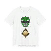 MMPR Green Helmet Super Sentai T Shirt Custom Graphic Art Cosplay Shirts Power Rangers Retro Vintage 90s Tee
