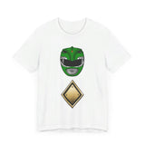 MMPR Green Helmet Super Sentai T Shirt Custom Graphic Art Cosplay Shirts Power Rangers Retro Vintage 90s Tee