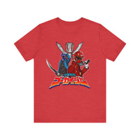 Gokai Red/Blue Super Sentai T Shirt Custom Graphic Art Cosplay Shirts Power Rangers Retro Vintage 90s Tee