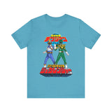 Legendary Izumi Green Ranger Changeman Blue Super Sentai T Shirt Custom Graphic Art Cosplay Shirts Power Rangers Retro Vintage Tee
