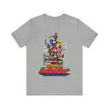 Zyuranger Super Sentai T Shirt Custom Graphic Art Cosplay Shirts Power Rangers Retro Vintage 90s Tee