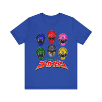 Gokaiger Helmets Super Sentai T Shirt Custom Graphic Art Cosplay Shirts Power Rangers Retro Vintage 90s Tee