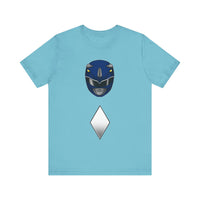 Blue Helmet Super Sentai T Shirt Custom Graphic Art Cosplay Shirts Power Rangers Retro Vintage 90s Tee
