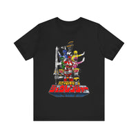 Zyuranger Super Sentai T Shirt Custom Graphic Art Cosplay Shirts Power Rangers Retro Vintage 90s Tee