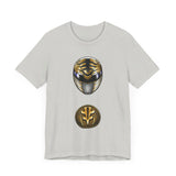 MMPR White Ranger Helmet Super Sentai T Shirt Custom Graphic Art Cosplay Shirts Power Rangers Retro Vintage 90s Tee