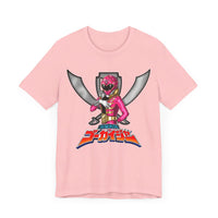 Gokaiger PInk Roll Call Super Sentai T Shirt Custom Graphic Art Cosplay Shirts Power Rangers Retro Vintage 90s Tee