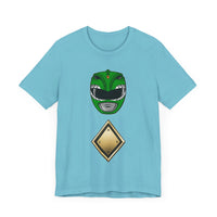 MMPR Green Helmet Super Sentai T Shirt Custom Graphic Art Cosplay Shirts Power Rangers Retro Vintage 90s Tee