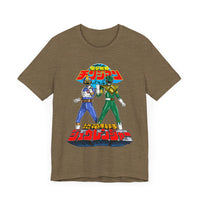 Legendary Izumi Green Ranger Changeman Blue Super Sentai T Shirt Custom Graphic Art Cosplay Shirts Power Rangers Retro Vintage Tee
