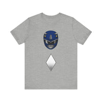 Blue Helmet Super Sentai T Shirt Custom Graphic Art Cosplay Shirts Power Rangers Retro Vintage 90s Tee