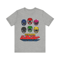Zyuranger Helmets Super Sentai T Shirt Custom Graphic Art Cosplay Shirts Power Rangers Retro Vintage 90s Tee