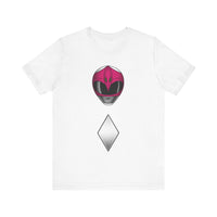 MMPR Pink Helmet Super Sentai T Shirt Custom Graphic Art Cosplay Shirts Power Rangers Retro Vintage 90s Tee