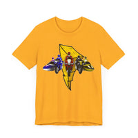 Battle Bikes Vintage Style Super Sentai T Shirt Custom Graphic Art Cosplay Shirts Power Rangers Retro  90s Tee