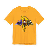Battle Bikes Vintage Style Super Sentai T Shirt Custom Graphic Art Cosplay Shirts Power Rangers Retro  90s Tee