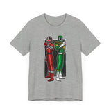 BFF Rangers Super Sentai T Shirt Custom Graphic Art Cosplay Shirts Green Ranger Power Rangers Retro Vintage 90s Tee