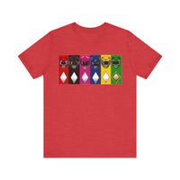 MMPR Colors Super Sentai T Shirt Custom Graphic Art Cosplay Shirts Power Rangers Retro Vintage 90s Tee