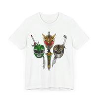 Ranger Evolution Super Sentai T Shirt Custom Graphic Art Cosplay Shirts Power Rangers Retro Vintage 90s Tee