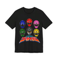 Gokaiger Helmets Super Sentai T Shirt Custom Graphic Art Cosplay Shirts Power Rangers Retro Vintage 90s Tee