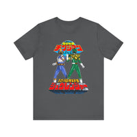 Legendary Izumi Green Ranger Changeman Blue Super Sentai T Shirt Custom Graphic Art Cosplay Shirts Power Rangers Retro Vintage Tee