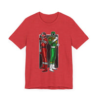 BFF Rangers Super Sentai T Shirt Custom Graphic Art Cosplay Shirts Green Ranger Power Rangers Retro Vintage 90s Tee