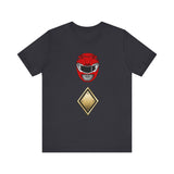 MMPR Red Dragon Shield Super Sentai T Shirt Custom Graphic Art Cosplay Shirts Power Rangers Retro Vintage 90s Tee