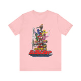 Zyuranger Super Sentai T Shirt Custom Graphic Art Cosplay Shirts Power Rangers Retro Vintage 90s Tee