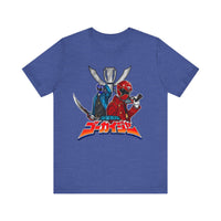 Gokai Red/Blue Super Sentai T Shirt Custom Graphic Art Cosplay Shirts Power Rangers Retro Vintage 90s Tee