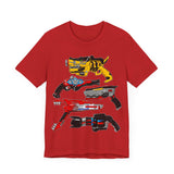 Sentai Blasters Super Sentai T Shirt Custom Graphic Art Cosplay Shirts Power Rangers Retro Vintage 90s Tee