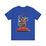 Zyuranger Super Sentai T Shirt Custom Graphic Art Cosplay Shirts Power Rangers Retro Vintage 90s Tee
