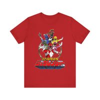 Zyuranger Team Super Sentai T Shirt Custom Graphic Art Cosplay Shirts Power Rangers Retro Vintage 90s Tee