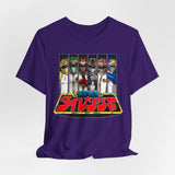 Dairanger Team Tee Super Sentai T Shirt Custom Graphic Art Cosplay Shirts Rangers Retro Vintage 90s