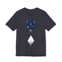 Blue Helmet Super Sentai T Shirt Custom Graphic Art Cosplay Shirts Power Rangers Retro Vintage 90s Tee