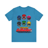 Zyuranger Helmets Super Sentai T Shirt Custom Graphic Art Cosplay Shirts Power Rangers Retro Vintage 90s Tee