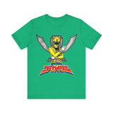 Gokaiger Yellow Roll Call  Super Sentai T Shirt Custom Graphic Art Cosplay Shirts Power Rangers Retro Vintage 90s Tee