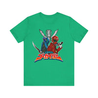 Gokai Red/Blue Super Sentai T Shirt Custom Graphic Art Cosplay Shirts Power Rangers Retro Vintage 90s Tee