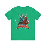 Gokai Red/Blue Super Sentai T Shirt Custom Graphic Art Cosplay Shirts Power Rangers Retro Vintage 90s Tee