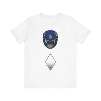 Blue Helmet Super Sentai T Shirt Custom Graphic Art Cosplay Shirts Power Rangers Retro Vintage 90s Tee