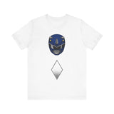 Blue Helmet Super Sentai T Shirt Custom Graphic Art Cosplay Shirts Power Rangers Retro Vintage 90s Tee