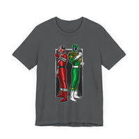 BFF Rangers Super Sentai T Shirt Custom Graphic Art Cosplay Shirts Green Ranger Power Rangers Retro Vintage 90s Tee