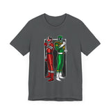 BFF Rangers Super Sentai T Shirt Custom Graphic Art Cosplay Shirts Green Ranger Power Rangers Retro Vintage 90s Tee