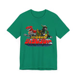 Zyurangers Red Green Mechas Super Sentai T Shirt Custom Graphic Art Cosplay Shirts Power Rangers Retro Vintage 90s Tee