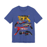 Sentai Blasters Super Sentai T Shirt Custom Graphic Art Cosplay Shirts Power Rangers Retro Vintage 90s Tee