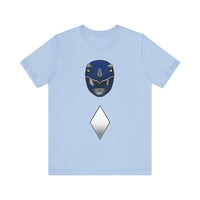 Blue Helmet Super Sentai T Shirt Custom Graphic Art Cosplay Shirts Power Rangers Retro Vintage 90s Tee