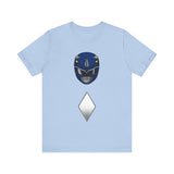 Blue Helmet Super Sentai T Shirt Custom Graphic Art Cosplay Shirts Power Rangers Retro Vintage 90s Tee