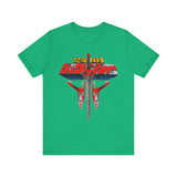 Zyuranger Red Ranger Gear Super Sentai T Shirt Custom Graphic Art Cosplay Shirts Power Rangers Retro Vintage 90s Tee