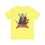 Gokai Red/Blue Super Sentai T Shirt Custom Graphic Art Cosplay Shirts Power Rangers Retro Vintage 90s Tee